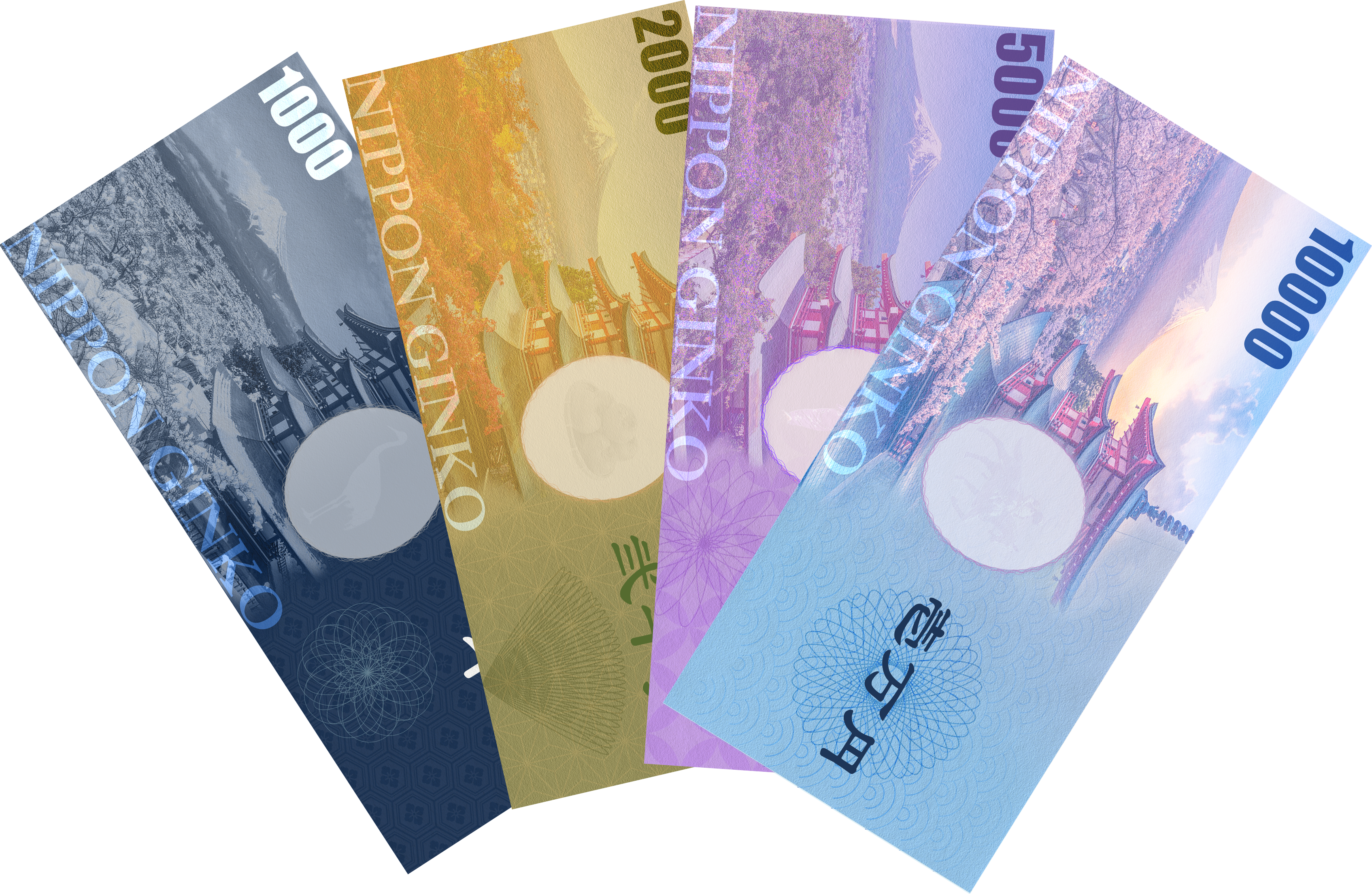 Currency back mockup
